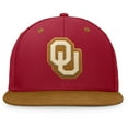 thumbnail image 2 of Men's Fanatics Crimson/Brown Oklahoma Sooners NoBo Fitted Hat, 2 of 4