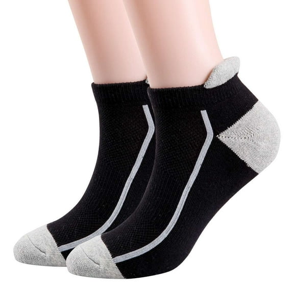 1/3pairs Mens Bamboo Ankle Socks with Heel Tab Low Cut Thin Athletic Performance