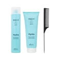 thumbnail image 2 of Kaaral Purify Hydra Moisturizing Shampoo 10.14 Oz and Conditioner 8.5 Oz Duo Set, Hydrating Moisture Sweet Almond Oil and Rice Extract for Dry Hair (with Free Tail Combs), 2 of 3