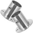 thumbnail image 2 of Miangastore 2Pcs Rod Bracket Silver Stainless Steel for DIY Enthusiasts Home Improvement, 2 of 8