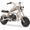 Sand, variant on Sunderwell Gas Mini Chopper Bike, DB003 Model 49.4 CC 2-Stroke Dirt Bike with Big Headlight, Rear Shock Absorber, Metal Frame, Disc Brakes, Max Load 165Lbs, Up to 18Mph（Sand）