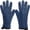 Blue Ink, variant on Kitchen Perfection Silicone Oven Gloves, Waterproof Heat Resistant, Purple