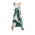 thumbnail image 3 of Pantalones Cortos para Vestidos Bajos Mujeres sin Mangas Cuello Redondo Cordón Ruffle A-Line Mini Vestido Poliéster, Vestido Casual para Citas Y Fiesta, 3 of 8