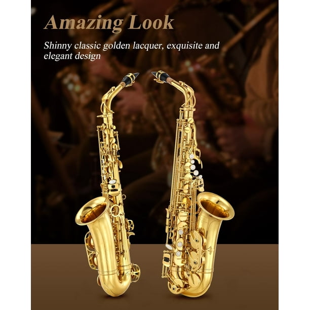 HiXing-Ensemble de saxophone à clé C, mini kit de saxophone de