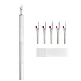 thumbnail image 1 of 1Pcs Thread Cutter with 5Pcs Replacement Head Seam Ripper Stitch Thread Unpicker Embroidery Thread Remover DIY Sewing Tools, 1 of 6