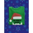thumbnail image 3 of I'm Santa Claus Sweatshirt Men -Smartprints Designs, Male Small, 3 of 4