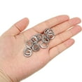 thumbnail image 4 of Uxcell M8 Split Lock Washer, 50 Pack 8mm ID 12.8mm OD 304 Stainless Steel Spring Lock Washer Gasket, Silver Tone, 4 of 5
