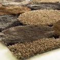 thumbnail image 2 of Navy Stone Soft Plush Design Shag, 7'6" x 10'3" Area Rug/Carpet by Makymo, 2 of 4