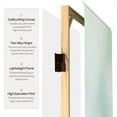 thumbnail image 4 of Oriental Furniture 6 ft. Tall Lotus Blossom Canvas Room Divider - 3 Panel, 4 of 7