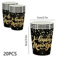 thumbnail image 2 of Tyidzon 20 Pcs News Year Party Cups Disposable Drinking Paper Cups, Perfect for Holiday Party Supplies 2026, 2 of 6