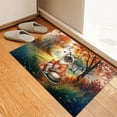 thumbnail image 3 of Hello Fall Siamese Football Welcome Autumn with Leaves Pumpkins Doormat Cat Lover Kitten Owner Gifts Indoor Outdoor Welcome Mat - 00012, 3 of 5