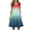 B-Red, variant on Lovskoo Womens Summer Dresses 2025 Sleeveless Smocked Waist Ruffle Tiered Casual Swing Mini Dress Sky Blue