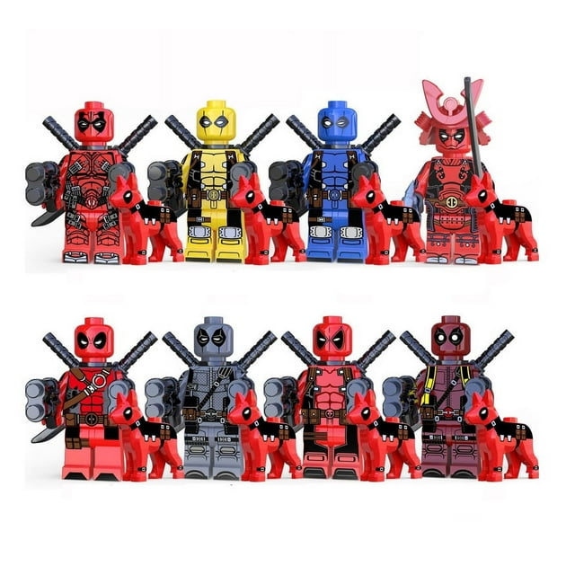 Creato 8 Piezas Set de Guerreros de Bloques de Construcción – Minifiguras de Acción para Juego y Exhibición Infantil