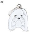 thumbnail image 2 of Flmtop Anti-Lost Pet Dogs ID Tag Collar Nameplate Pendant Key Chain Ring Bag Ornament 8#, 2 of 9