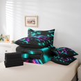 thumbnail image 4 of Erosebridal Sport Car Bedding Sets Twin Size,Honeycomb Hexagon Comforter Sets with Sheets,Extreme Sport Bed in a Bag Twin size,Microfiber Boys Bedroom Decor,Reversible,7pcs, 4 of 6