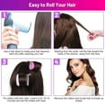 thumbnail image 3 of Jumbo Hair Rollers Sets, 12 Pcs Self Grip Salon Hair Dressing Curlers with 12 Pcs Duckbill Clips, Jumbo Large Rollers for Long Short Hair, DIY Curly Hairstyle for Women, Colors May Vary, 3 of 8