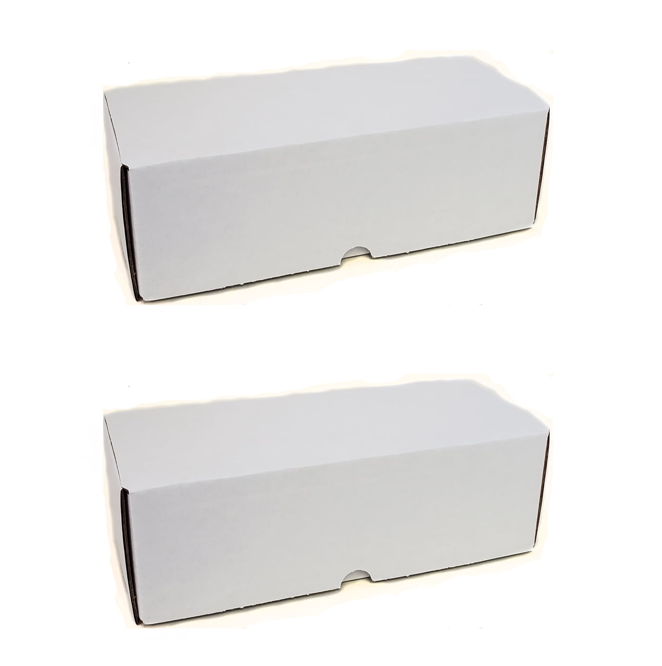 2 Boxes BCW 500 Count Corrugated Cardboard Storage Box Baseball