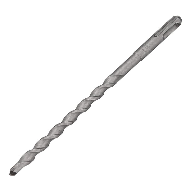 Broca para mampostería Unique Bargains 22mm x 350mm con punta de carburo, vástago redondo de 10mm para taladro de impacto SDS X4, 10mmx200mm