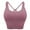 Rose Purple, variant on Mascarry Strappy Sports Bra Sexy Crisscross Back Light Support Yoga Bra with Removable Cups for Women