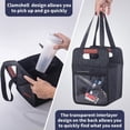 thumbnail image 3 of Cup Drink Carrier with Handle, Reusable Insulated DrinkCaddy Drink Holder for Car for Travel and Delivery 6 Cup, 3 of 7
