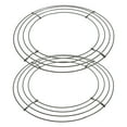 thumbnail image 4 of 2 Pcs Couronne Forme Ronde Support de Fond Anneau de Couronne Cercle pour Décoration, 4 of 8