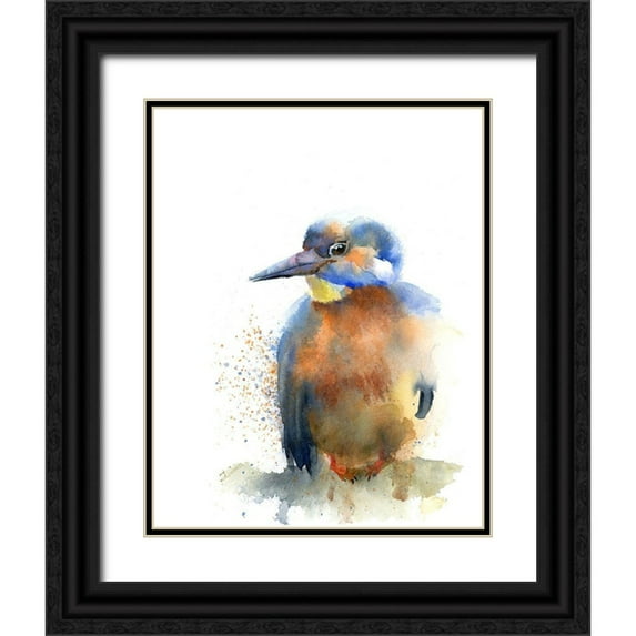 Shefranov, Olga 12x14 Black Ornate Wood Framed with Double Matting Museum Art Print Titled - Katie