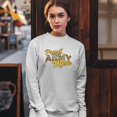 thumbnail image 4 of Proud Army Mom Sweatshirt US Military Family Pride Veteran Patriotic Armed Forces Mother's Day Licensed Crewneck, 4 of 7