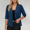 thumbnail image 6 of Hilenly Short Sleeve Cardigans for Women Lightweight Open Front Cardigan Summer Cropped Cardigan, 6 of 8
