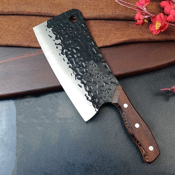 Heavy Duty Kitchen Knife for Men and Women, Meat Bone Cleaver Knife, Razor Sharp Stainless Steel Thicken Blade, Ergonomic Handle, Effortless Meat & Bone Cutting, Ideal for Gifting