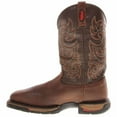 thumbnail image 4 of Rocky 6654 Mens Steel Toe Dark Brown Western Boots, 4 of 7