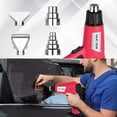 thumbnail image 7 of Heat Gun, 2000W Heavy Duty Hot Air Gun Kit with 4 Nozzles, Fast Heating and Dual Temperature Settings 572℉~968℉ (300℃-520℃), for Crafts, Shrink Wrapping/Tubing, Paint Removing, Soldering, 7 of 7