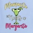 thumbnail image 5 of Wild Bobby, Mamacita Needs a Margarita Mother's Day Womens Graphic Long Sleeve Tee, Light Blue, Large, 5 of 6