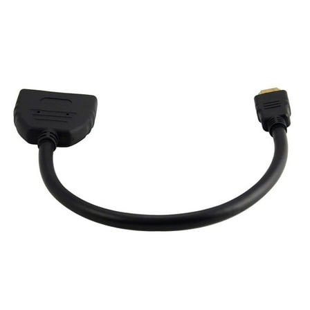 TAILTOSS 1Pack Cables for Dual Monitors with Gold-Plated Connectors 30*1.8*0.4in