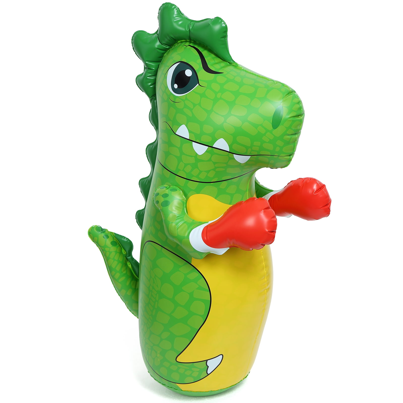 47 Inches Kids Inflatable Dinosaur Punching Bag with BounceBack Action