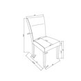 thumbnail image 5 of Miekor Furniture Black Dining Table and (4) Charcoal Dining Chairs MK0199, 5 of 12