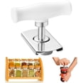 thumbnail image 1 of Manual Can Opener, Jar Opener for Arthritis Hands, Adjustable Diameter Jar Opener Stainless Steel Bottle Opener Anti Injury Lid Rotation Opener for Weak Hands Children Elderly Seniors, 1 of 5