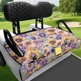 thumbnail image 4 of XYZCANDO Watercolor Floral Golf Cart Seat Covers | 4 Pockets Non-Slip Terry Cloth, Universal Fit 2-Seat Golf Carts, 4 of 8