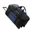 thumbnail image 3 of Almencla Wheeled Duffel Bag Handbag Heavy Duty Trolley Bag for Women Business Blue, 3 of 8