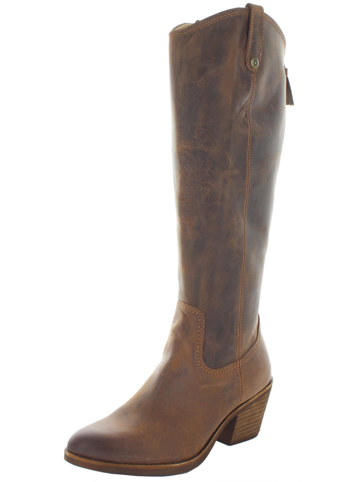 Sofft - Sofft Womens Atmore Leather Tall Cowboy, Western Boots Brown 8. ...