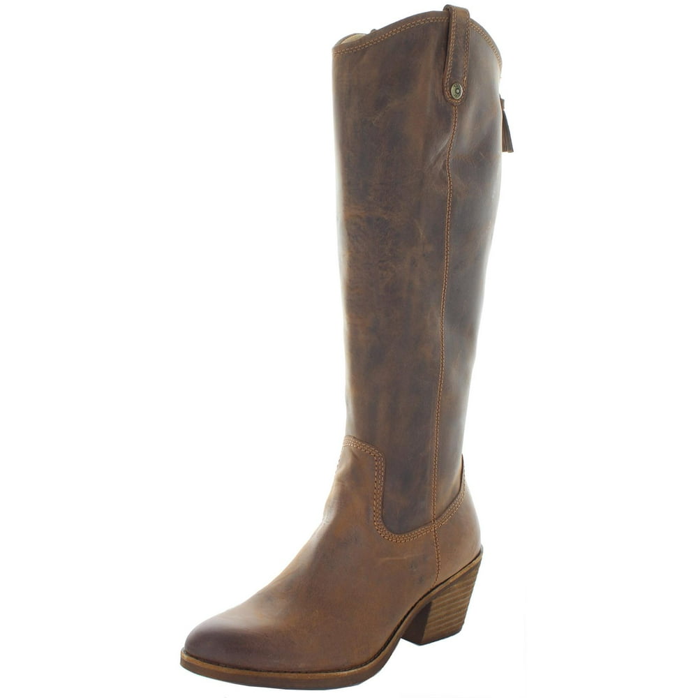 Sofft - Sofft Womens Atmore Leather Tall Cowboy, Western Boots Brown 8. ...
