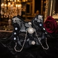 thumbnail image 6 of Masquerade Mask Black Lace Cat Eye Mask for Women Halloween Prom Wedding Bachelorette Party Accessory, 6 of 6