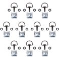 thumbnail image 5 of Oldbones Motorcycle Quick Release D-Ring Race Fasteners 17mm Chrome Silver (10 Pack), 5 of 5