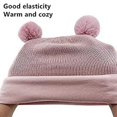 thumbnail image 4 of Gorro y bufanda KAIYANG de invierno para bebé color rosa, 4 of 5