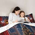 thumbnail image 5 of Castle Fairy Santa Claus Boy Girl 2Pcs Bedding Comforter Set,Merry Christmas Twin Comforter Sets,Xmas Festival Theme Breathable Bedding Set,Microfiber Bedroom Decor, 5 of 8