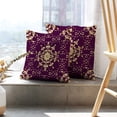 thumbnail image 6 of LALILO Throw Pillow Covers Baroque Damask Floral Stylish Graphic Golden Cushion Cover 18" x 18", 2 Pack, 6 of 6