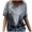Gray, variant on Aloohaidyvio Tops,Womens Tops Casual Round-Neck Printed T-Shirt Loose Short Sleeve Blouse