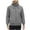 Gray, variant on Tauxra Jackets for Men,Men's Sweatshirt,Long Sleeve Solid Color Zipper Fleece Lined Hoodless,Jean Jacket Men