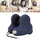 thumbnail image 1 of Almohada De Cuello Para Dormir De Viaje, Almohada De Cuello De Viaje Multifuncional Con Soporte De 360 ​​grados PU Y Poliéster Para Tren, 1 of 7