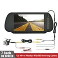 thumbnail image 2 of MJDOUD 7 Inch Rear View Mirror Monitor with Camera Rearview Mirror for Car Parking Backup Camera 7" TFT LCD HD Screen Universal ,Clear Images, 2 of 7