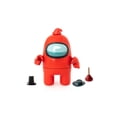 thumbnail image 4 of Among Us Figura coleccionable en color rojo de 16 cms de altura con Accesorios Among Us 170760R, 4 of 7